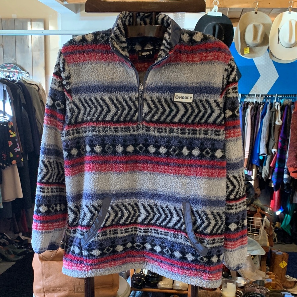 Hooey Men's Multicolor Patterned Sweater